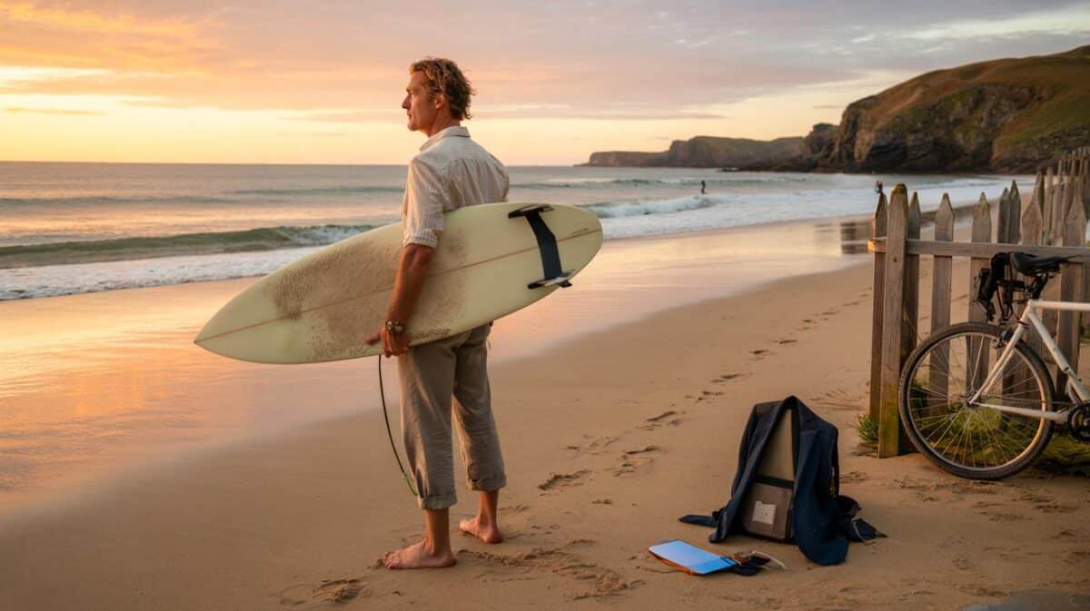 He swapped spreadsheets for sunsets – and says it’s the best decision of his life