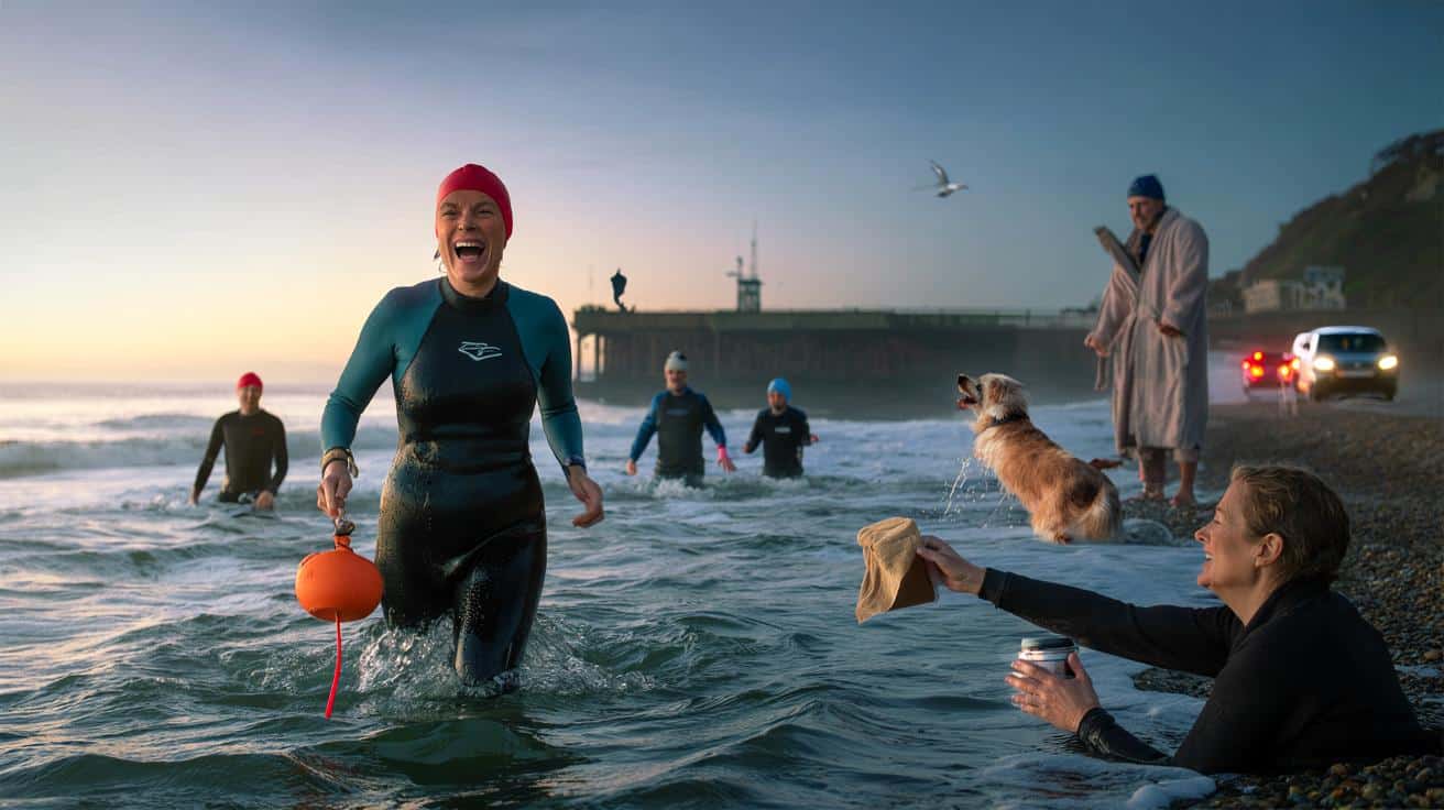Life feels different here: mornings start in the sea, not in traffic